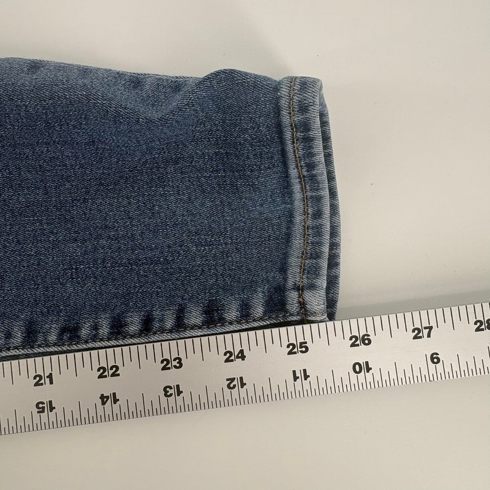 Gap True Skinny High Rise Jeans Womens 29 8R Medium Indigo Blue Stretch‎ Denim - Picture 8 of 15